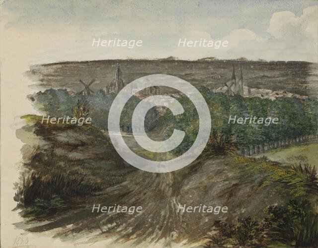 View of Cleves, 1833. Creator: Johannes Tavenraat.