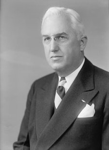 Woodrum, Clifford, Honorable - Portrait, 1945. Creator: Harris & Ewing.