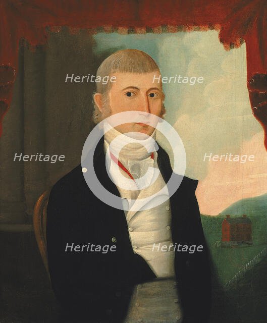 Captain Charles McKnight, 1800. Creator: Jacob Frymire.