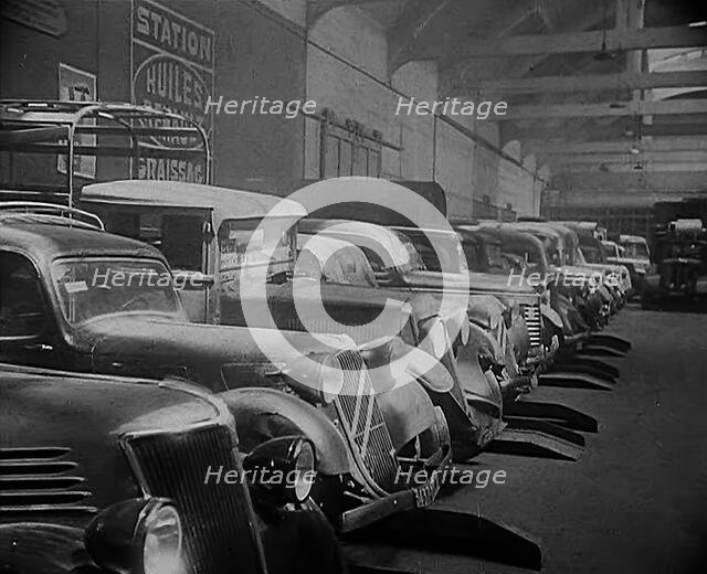 An Empty Car Showroom, 1943. Creator: British Pathe Ltd.