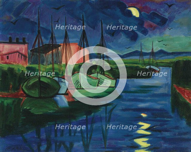 Evening  , c1922. Creator: Pechstein, Hermann Max (1881-1955).