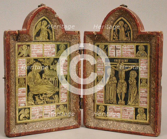 Reliquary Diptych, Italian, late 14th century. Creator: Unknown.