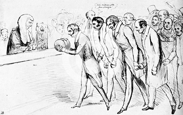 'Bringing Up Our Bill', c1832 (c1905). Artist: Unknown