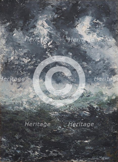 Storm landscape, 1894. Creator: Strindberg, August (1849-1912).