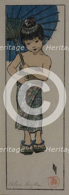 A Summer Girl, 1905. Creator: Helen Hyde.