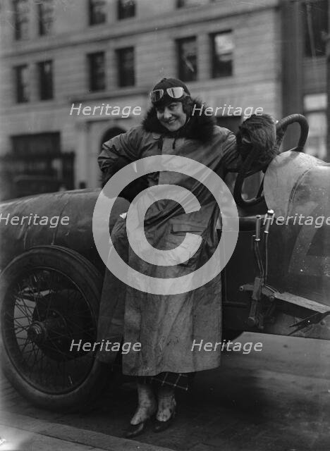 Miss Elinor Blevins, Movie Star, Aviatrix, Auto Fiend, 1915. Creator: Harris & Ewing.