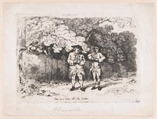 Scene in a Farce called The Quaker, December 22, 1783., December 22, 1783. Creator: Thomas Rowlandson.