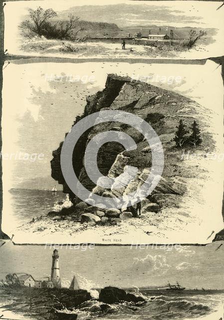 'Portland Harbor, and Islands', 1874.  Creator: Frederick William Quartley.