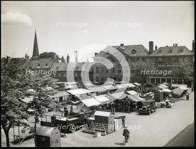 Tuesday Market Place, Kings Lynn, King's Lynn and West Norfolk, Norfolk, 1925-1935. Creator: Unknown.