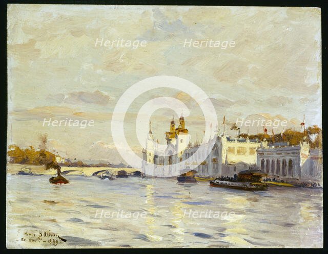 View of the Universal Exhibition of 1889. Creator: Unknown.