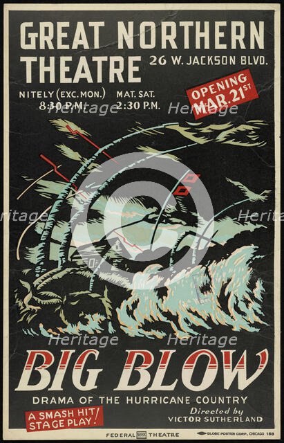 Big Blow, Chicago, [193-]. Creator: Unknown.