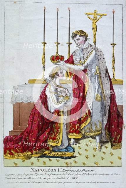 'Coronation of the Empress Josephine, 2nd December 1804', 19th century. Artist: Unknown