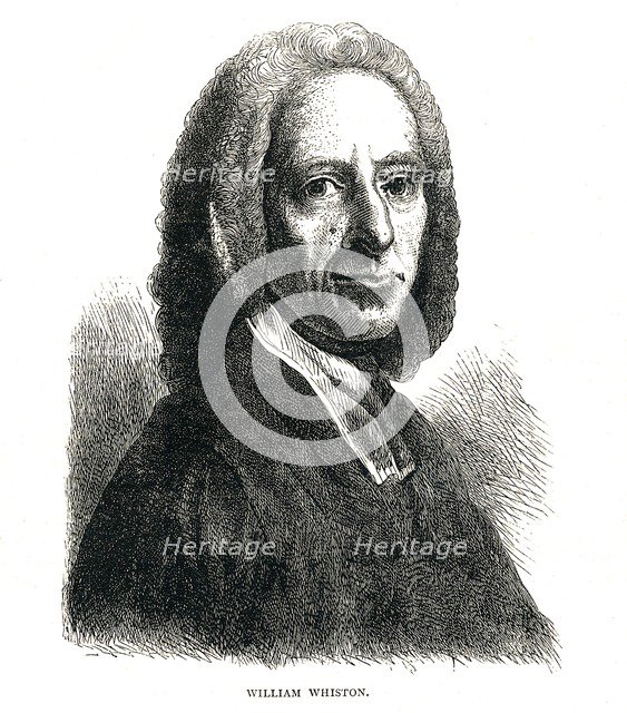 William Whiston, 1878. Artist: Unknown.
