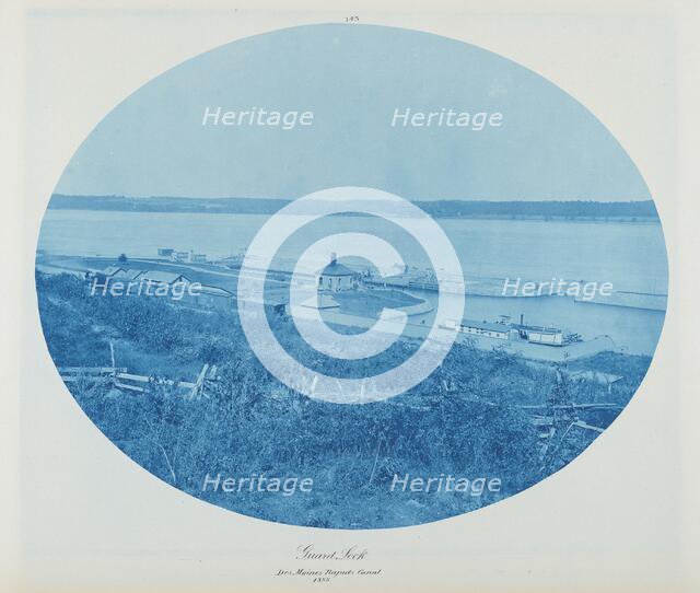 Guard Rock, Des Moines Rapids Canal L.W., 1885. Creator: Henry Bosse.