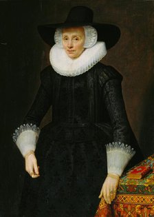 Portrait of Margarita Courten (1564-1640), 1625. Creator: Salomon Mesdach.