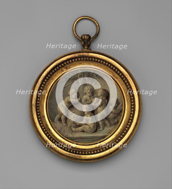 Putti Harvesting Wheat. Creator: Style of Piat Joseph Sauvage (French, late 18th century).