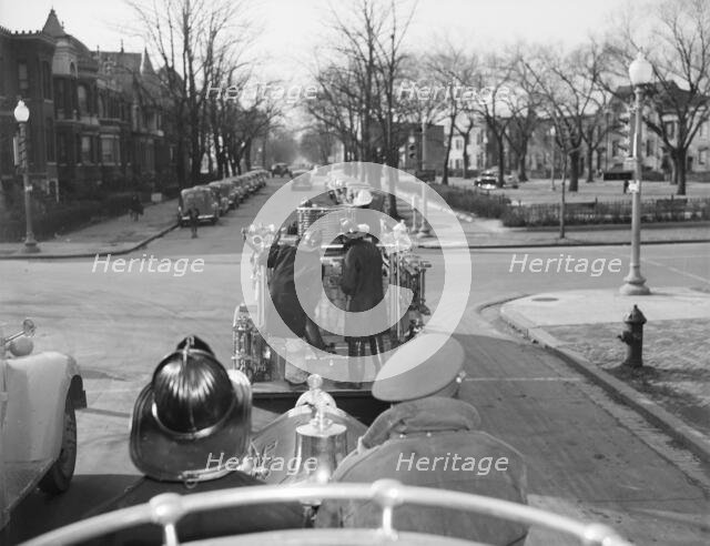 Firehouse station no. 4, Washington, D.C., 1943. Creator: Gordon Parks.