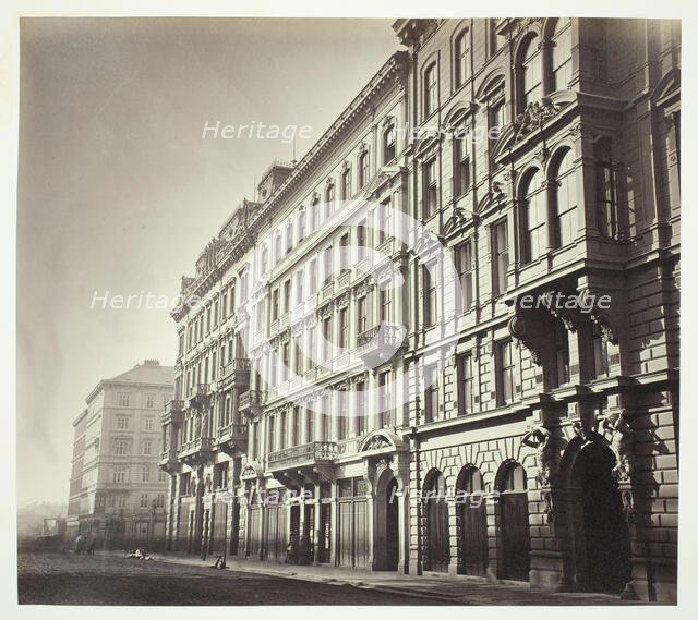 Operngasse No. 6, Zinshaus des Herrn M. Faber, 1860s. Creator: Unknown.