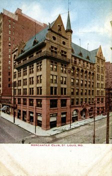 Mercantile Club, St Louis, Missouri, USA, 1910. Artist: Unknown