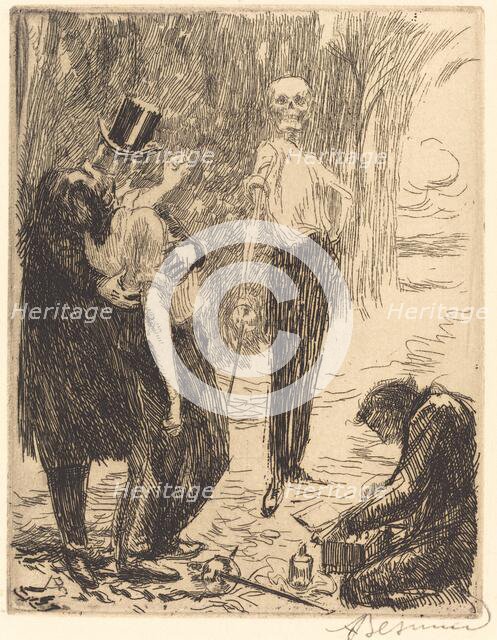The Duel (Le duel), 1900. Creator: Paul Albert Besnard.
