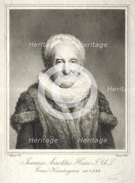 Johann Arnold Heise, 1819. Creator: Friedrich Carl Gröger (German, 1766-1838).