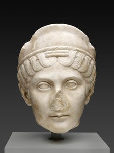 Portrait Head of a Woman, 117-30. Creator: Unknown.