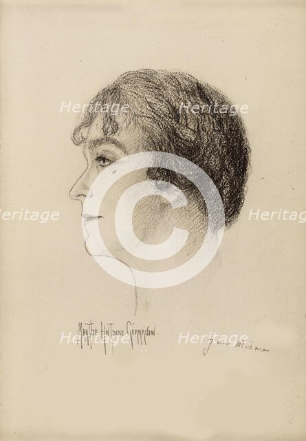 Portrait of Jane Misme (1865-1935). Creator: Gérardin, Marthe Antoine (1884-1952).
