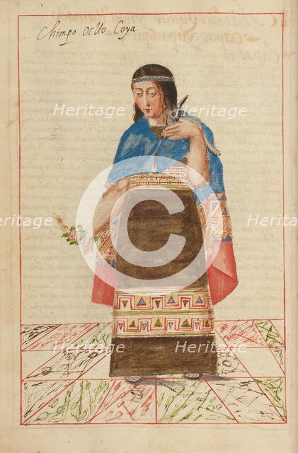 Chimpo Ocllo, completed in 1616. Creator: Unknown.