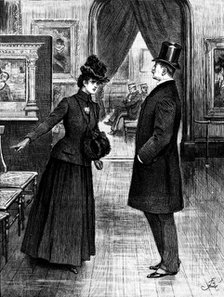"Go, and do not speak to me again!...Go, I say!", 1890. Creator: R. Taylor.