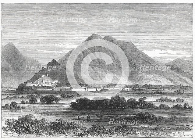 British-Afghan war, Kabul, capital of the territories of Shere Ali in Afghanistan.