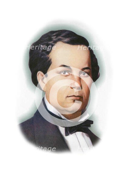 Portrait of the singer and composer Semyon Stepanovich Hulak-Artemovsky (1813-1873). Creator: Anonymous.