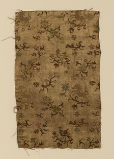 Fragment, Italy, 1650/1700. Creator: Unknown.