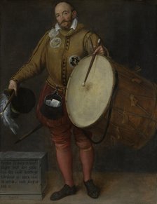 Pierson la Hues, Drummer and Page of the Old Archers' Guild, 1581. Creator: Gillis Coignet I.