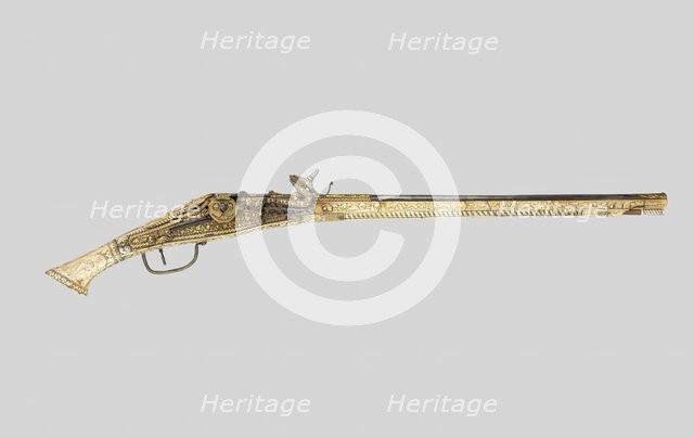 Wheellock Pistol, Germany, c. 1570/88. Creator: Unknown.