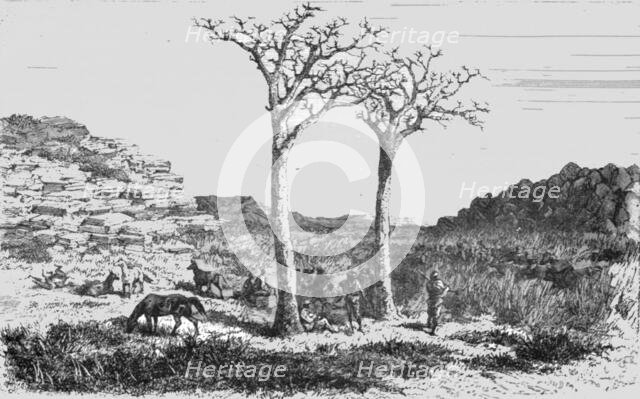 'Returning from a Trading Trip; Life in a South African Colony', 1875. Creator: Unknown.