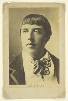 Untitled (Portrait of Oscar Wilde as a young man), c. 1880. Creator: Unknown.
