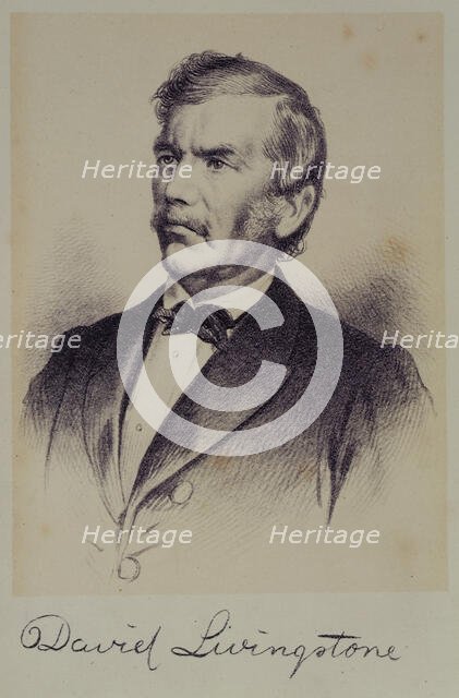 Portrait of David Livingstone, 1875. Creator: Unknown.