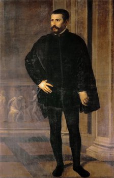 Portrait of Diego Hurtado de Mendoza y Pacheco (1503-1575), ca 1535-1540. Creator: Titian (1488-1576).