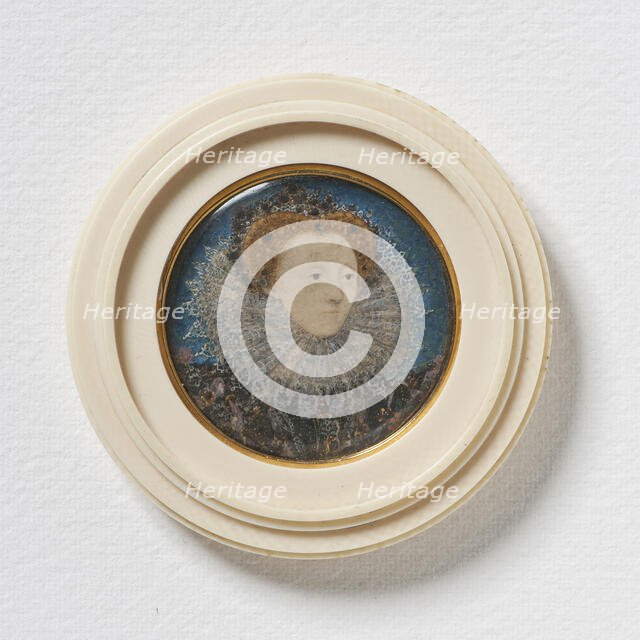 Elizabeth I (1533-1603),Queen of England, c. 1586-87, 1586-1587. Creator: Nicholas Hilliard.