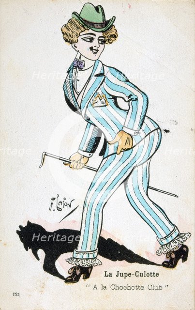 'The Divided Skirt', 20th century. Artist: Francois Lafon