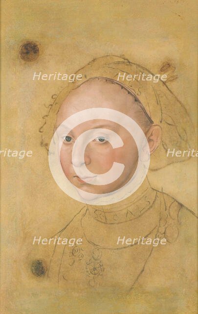 Portrait of Princess Catherine of Brunswick-Grubenhagen (1524-1581), ca 1540-1541. Creator: Cranach, Lucas, the Younger (1515-1586).