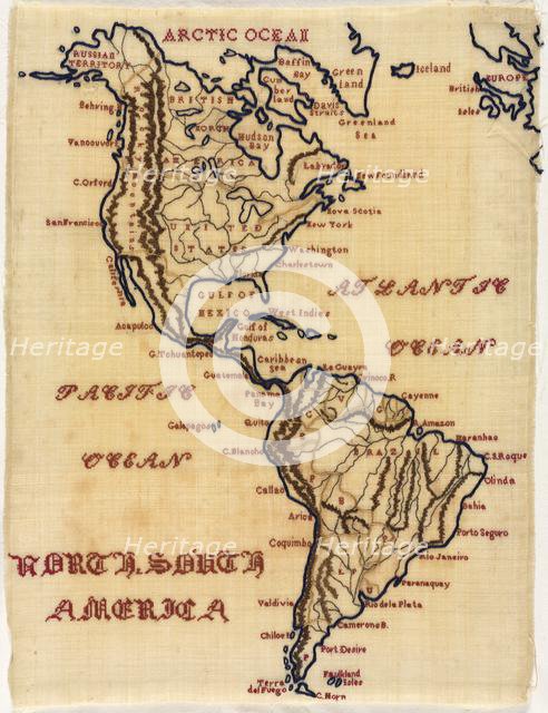 Sampler, 1800s. Creator: Unknown.