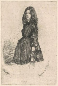 Annie, c. 1857. Creator: James Abbott McNeill Whistler.