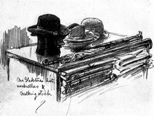 The Death of Mr. Gladstone: a sketch at Hawarden Castle, 1898. Creator: Unknown.