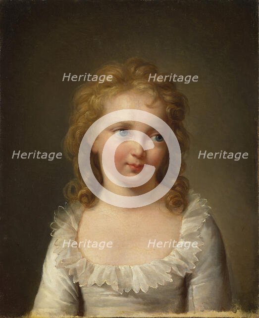 Marie Thérèse Charlotte of France, called Madame Royale (1778-1851), 1794. Creator: Kucharski, Alexandre (1741-1819).