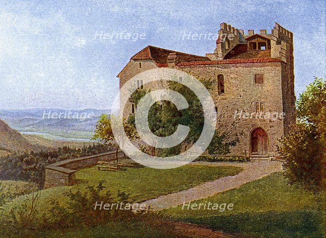 Habsburg Castle, near Aargau, Switzerland, 1902-1903. Creator: J Lange.