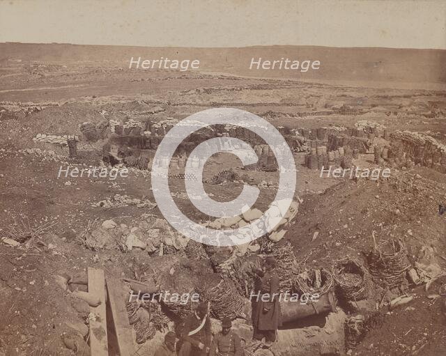 The Mamelon Vert, 1855-1856. Creator: James Robertson.