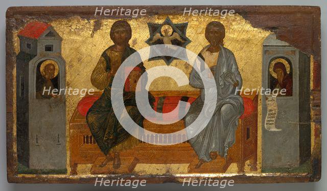 Icon of the New Testament Trinity, c. 1450. Creator: Unknown.