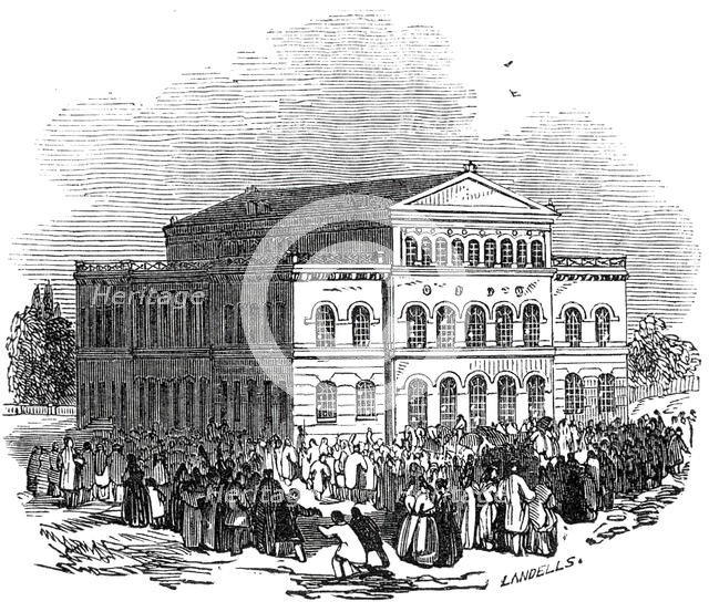 The Theatre, Coburg, 1845. Creator: Ebenezer Landells.