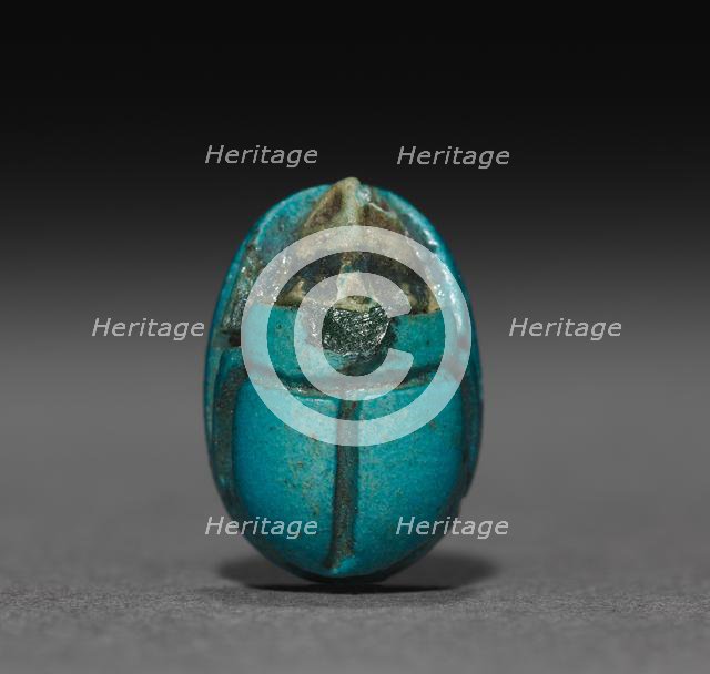 Scarab, 1350-1296 BC. Creator: Unknown.